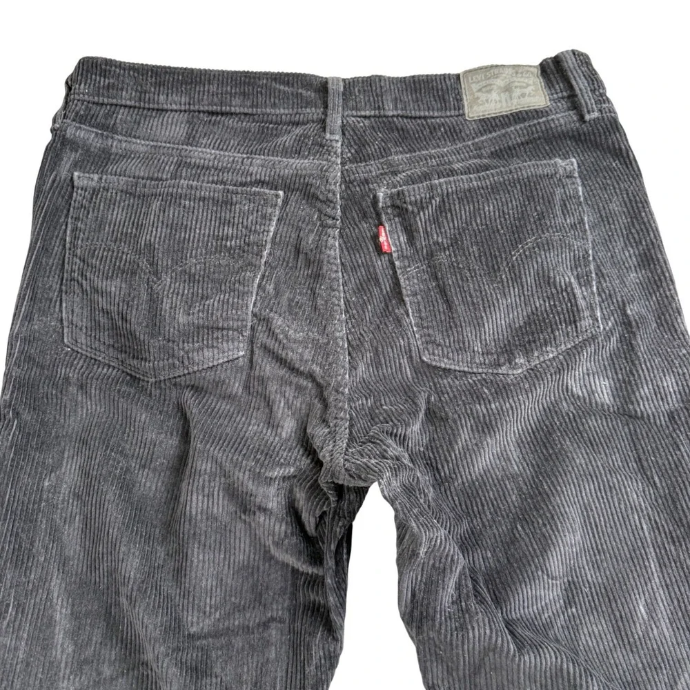 Levi's Black Corduroy Pants Men Size W32 L30 Stretch Casual Work Street Grunge
